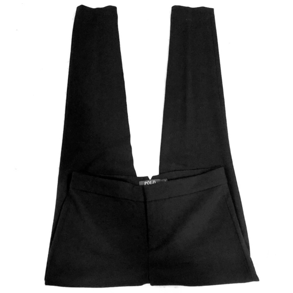 Polo Ralph Lauren Blue Label Black Wool Pants, 2